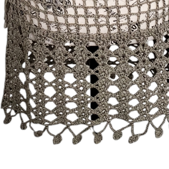 Forla Paris Women's Open Crochet Tunic Dress (AF09) - Picture 6 of 9